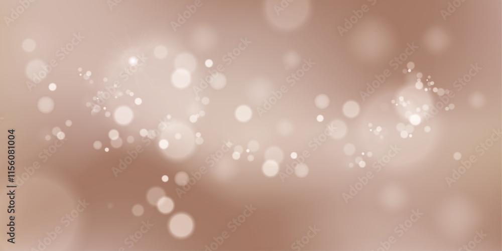 Poster gold dust light bokeh glowing on blurred gradient vector background. happy hew year 2025 banner with