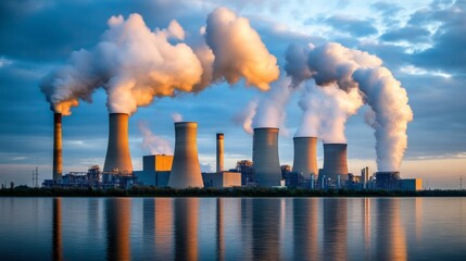 Industrial Pollution from Coal Plant Emissions
