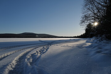Naklejka premium Lac Quebec
