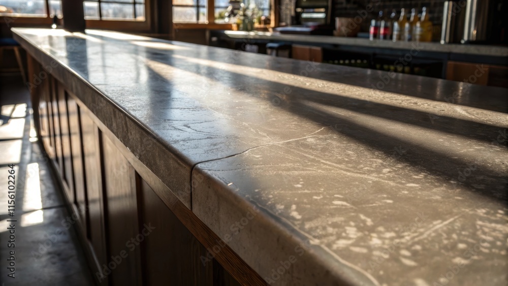 Poster the shadows play across the uneven texture of the counter where a smooth section merges with areas s