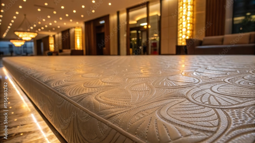 Aufkleber textured patterns of the protective covering shine under soft ambient lighting offering a glimpse in