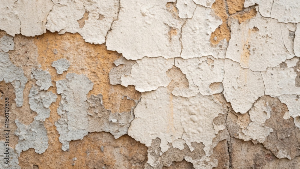 Aufkleber a macro shot of the texture of the wall where the brackets will be p showing layers of old paint and