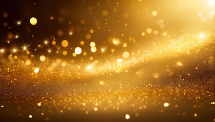 A luxurious golden gradient background featuring subtle sparkles, creating an elegant and opulent atmosphere, perfect for high-end designs and special occasions