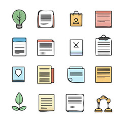 Legal Icons with Color Set &ndash; Stylish and Practical Icons Perfect for Lawyers, Law Firms, and Legal Projects
