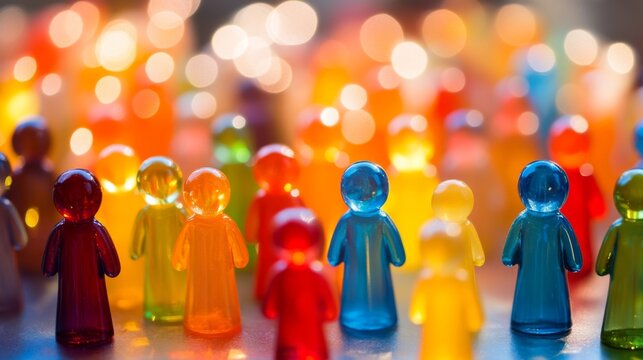 Colorful Representation of Diverse People in Urban Setting