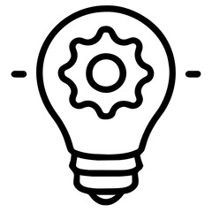 Light Bulb with Gear