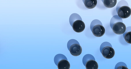 Bubble Background 3D Cartoon Render