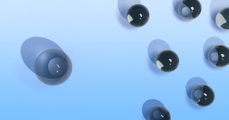 Bubble Background 3D Cartoon Render