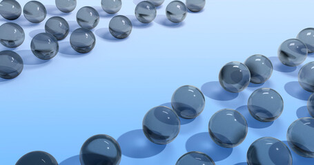 Bubble Background 3D Cartoon Render