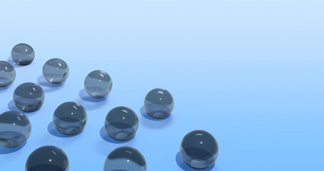 Bubble Background 3D Cartoon Render