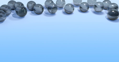 Bubble Background 3D Cartoon Render