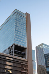 Obraz premium Skyscraper in Umeda north district in Osaka, Japan