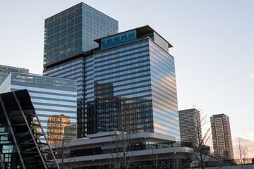 Obraz premium Skyscraper in Umeda north district in Osaka, Japan