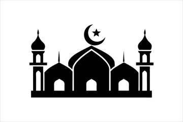 Mosque Icon silhouette