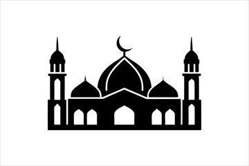 Mosque Icon silhouette