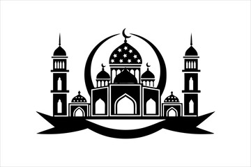 Mosque Icon silhouette