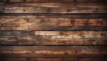 Naklejka premium Distressed wood banner with faded grunge graphics, geometric, wood