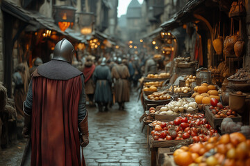 Un marché médiéval