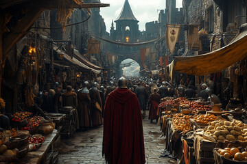 Un marché médiéval