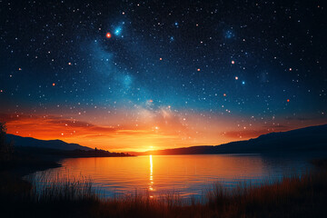 Obraz premium Le ciel étoilé