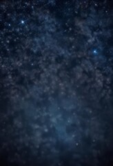 Dark blue night sky with glitter bokeh and sparkling stars,  nocturnal,  stars