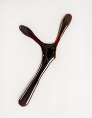 Obraz premium Letter Y in blood font