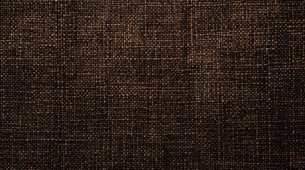Dark brown textured fabric background.