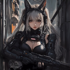 Lo-Fi music picture The background that goes well with the lo-fi music genre Generative AI	