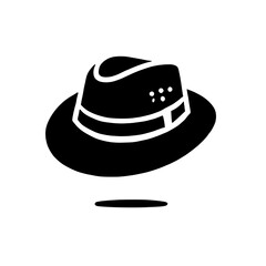 Stylish Fedora Hat Icon 