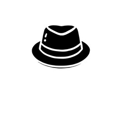 Stylish Fedora Hat Icon 