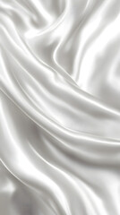 Obraz premium White silk, White fabric texture, silk, White backgrounds, satin, fabric textures, White satin, silk textures, HD wallpaper