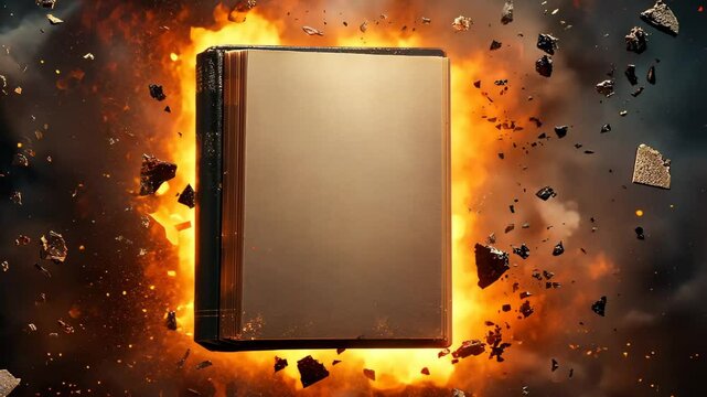 In a thrilling moment, Gen Alpha Turbo burns intensely as flames engulf its pages, symbolizing transformation and the impact of ideas. Witness the powerful imagery here