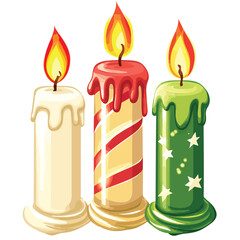 candle clip art, clip art concept