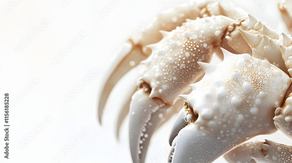 Poster closeup of a crabs claws showing detail and texture