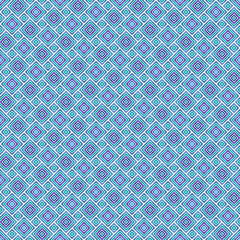 Jewel Tone Repeating Geometric Pattern in Mostly Floral and Lace Motifs
