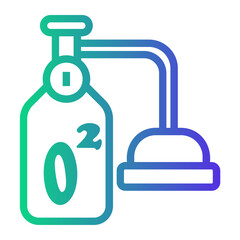 oxygen Line Gradient Icon
