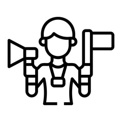 tour Line Icon