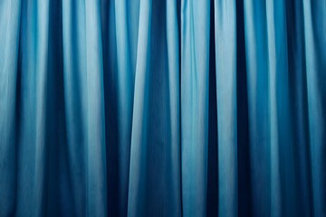 Obraz premium Image of Light Blue Curtain Fabric