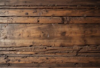 Fototapeta premium Distressed wooden border with worn-out edges and natural texture, natural, ornate