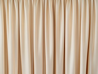 Obraz premium Image of Pale Beige Pleated Curtains