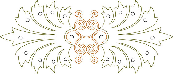 Vector sketch illustration silhouette image icon logo symbol classic vintage ethnic traditional 