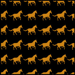 This image is background seamles pattern with horse animal motif 