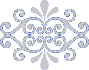 Vector sketch illustration silhouette ornamental image traditional ethnic vintage classic symbol logo icon