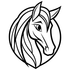 horse head silhouette