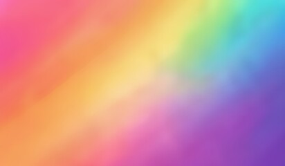 Obraz premium a close up of a rainbow colored background with a blurry effect