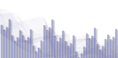 Fototapeta premium Abstract purple background with shadow line. purple abstract background. Background abstract purple lowing wave lines Design element for technology, science, modern concept. 