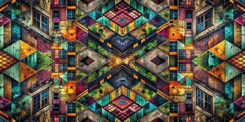 Fototapeta premium Urban Exploration Space Pattern Backgrounds