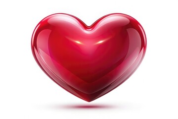 Valentine's Day Heart Illustration - Romantic Love Art