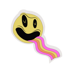 Retro Psychedelic Sticker