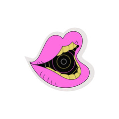 Retro Psychedelic Sticker